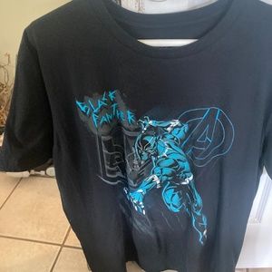 Black panther marvel short sleeve new